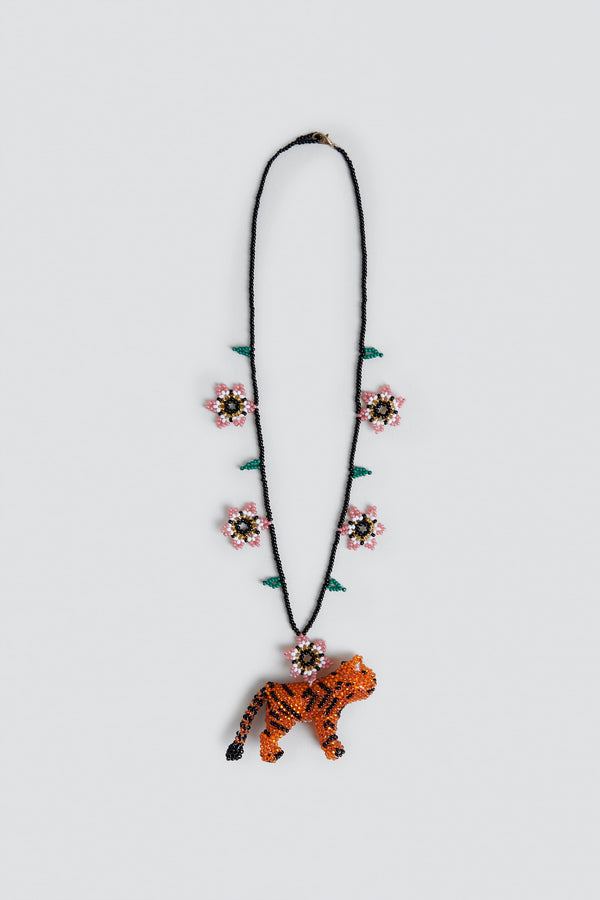 TIGER FLOWERS NECKLACE