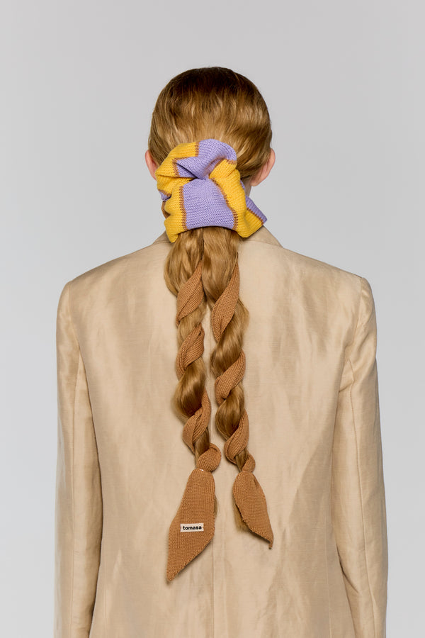 AMANECER COTTON BOW SCRUNCHIE