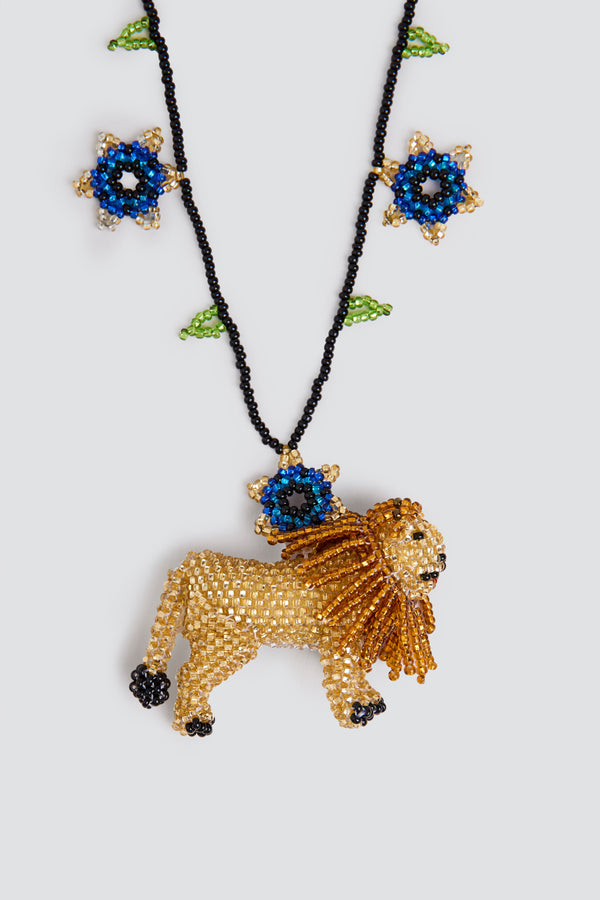 LION FLOWERS NECKLACE