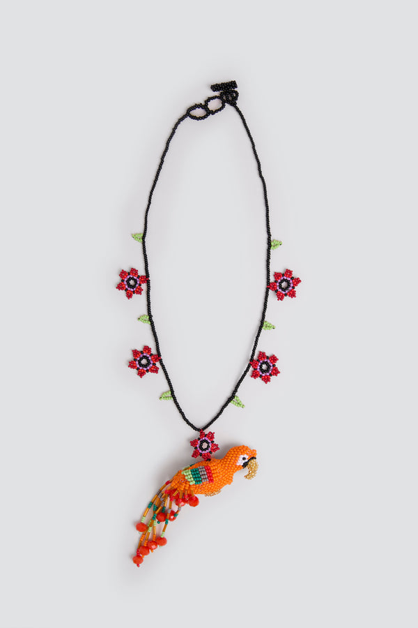 MACAW FLOWERS NECKLACE