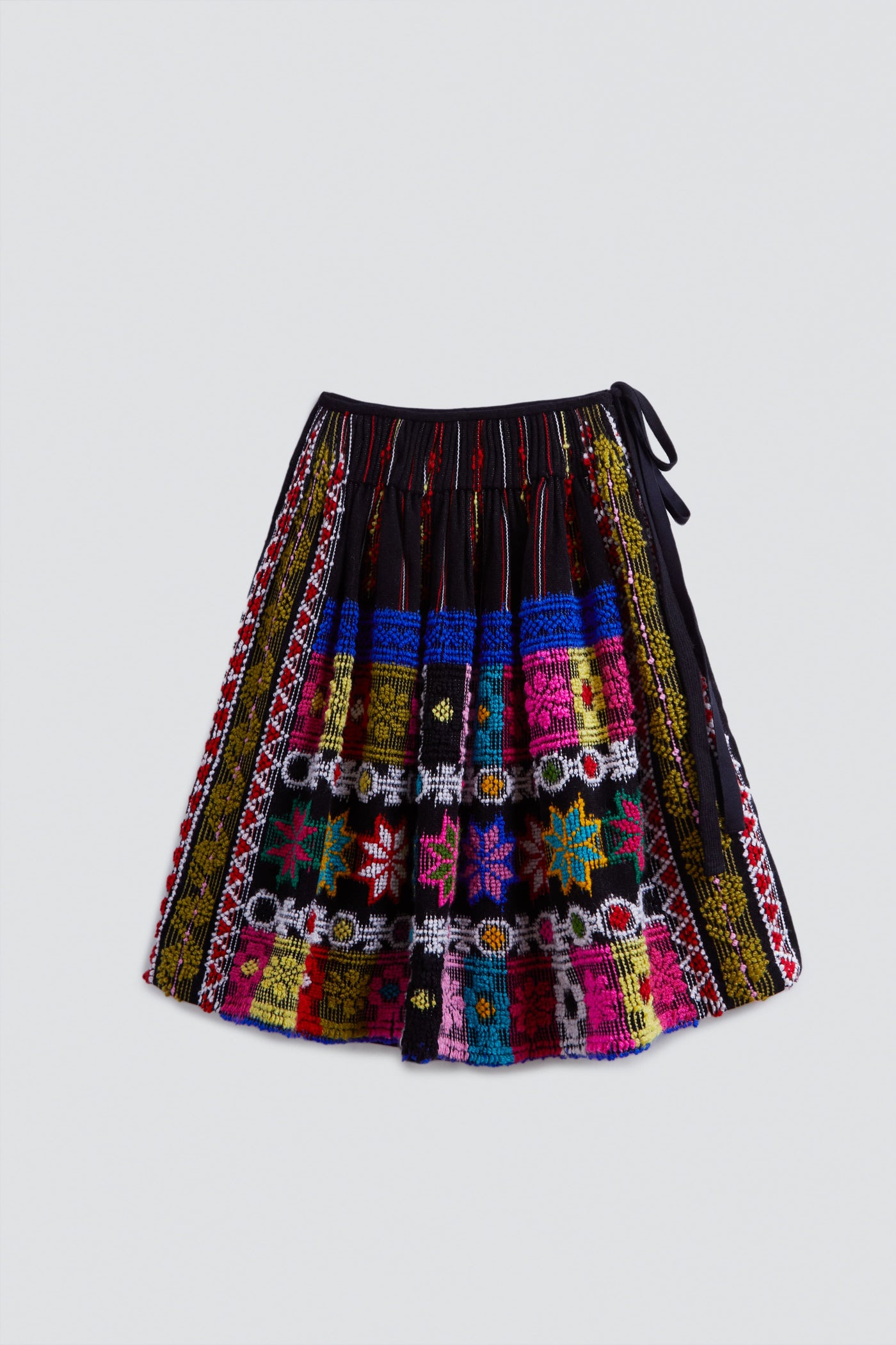 FOLKLORE SKIRT (PRETO)