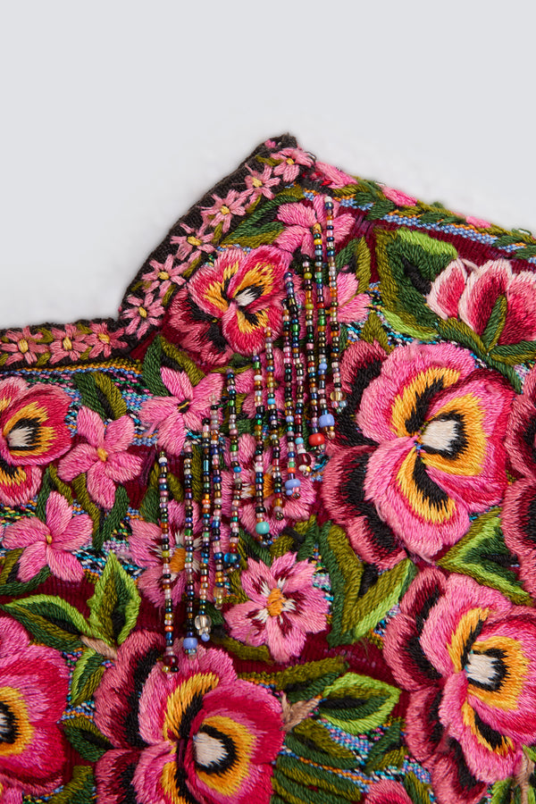 HANDMADE EMBROIDERED CAPE (B)