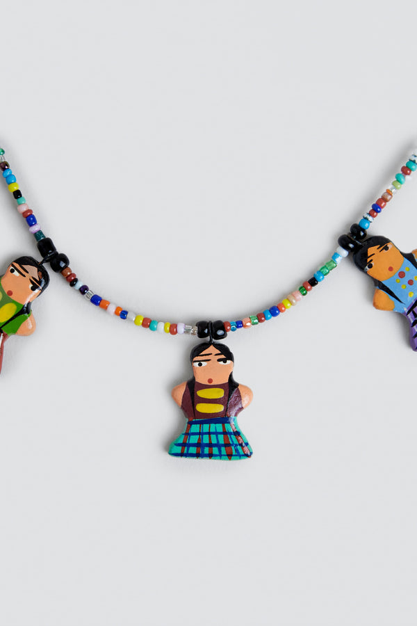 MUJERES BEADED NECKLACE