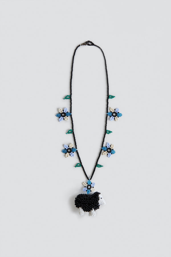 SHEEP BEADED NECKLACE